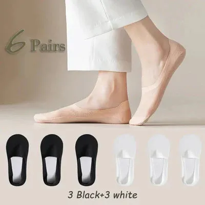 🔥 Women's Zoned Cushion Mid Cut No Show Socks (🔥Hot Sale 48%OFF)
