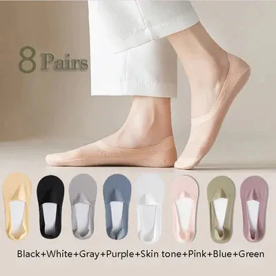 🔥 Women's Zoned Cushion Mid Cut No Show Socks (🔥Hot Sale 48%OFF)