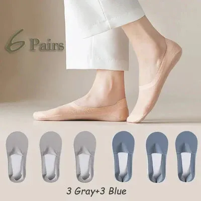 🔥 Women's Zoned Cushion Mid Cut No Show Socks (🔥Hot Sale 48%OFF)