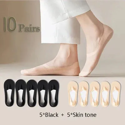 🔥 Women's Zoned Cushion Mid Cut No Show Socks (🔥Hot Sale 48%OFF)