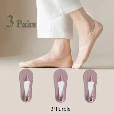 🔥 Women's Zoned Cushion Mid Cut No Show Socks (🔥Hot Sale 48%OFF)