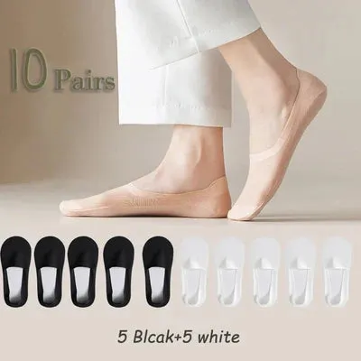 🔥 Women's Zoned Cushion Mid Cut No Show Socks (🔥Hot Sale 48%OFF)