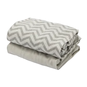 [2-Pack] Tutti Bambini CoZee Fitted Sheets (2Pcs/Pack)