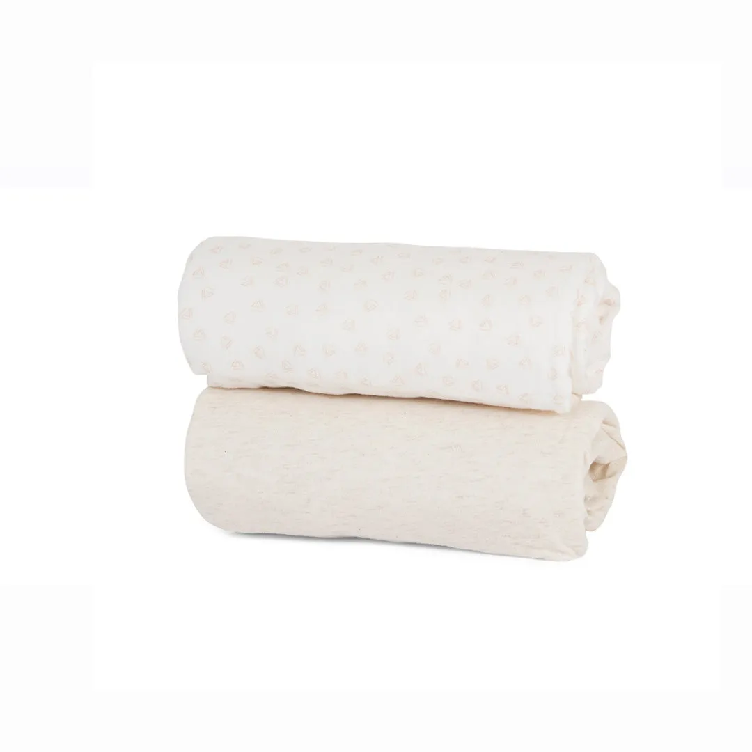 [2-Pack] Tutti Bambini CoZee Fitted Sheets (2Pcs/Pack)