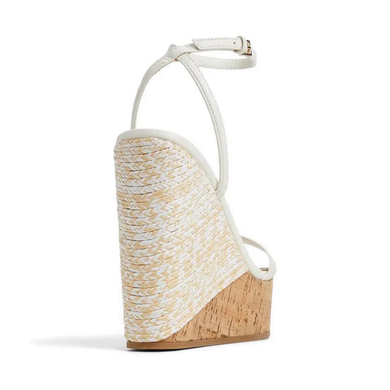 ALDO Marysol Women's Wedge Sandals - White