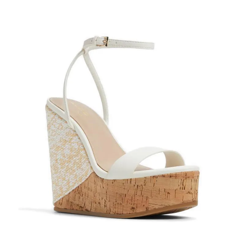 ALDO Marysol Women's Wedge Sandals - White