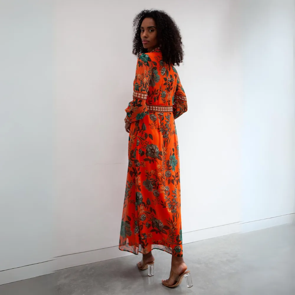 Aspen Orange Dress