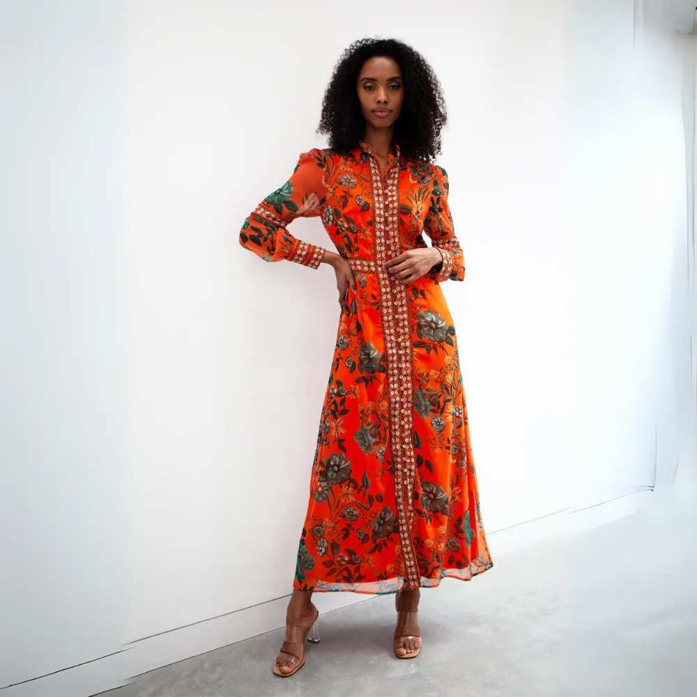 Aspen Orange Dress