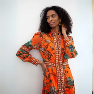 Aspen Orange Dress