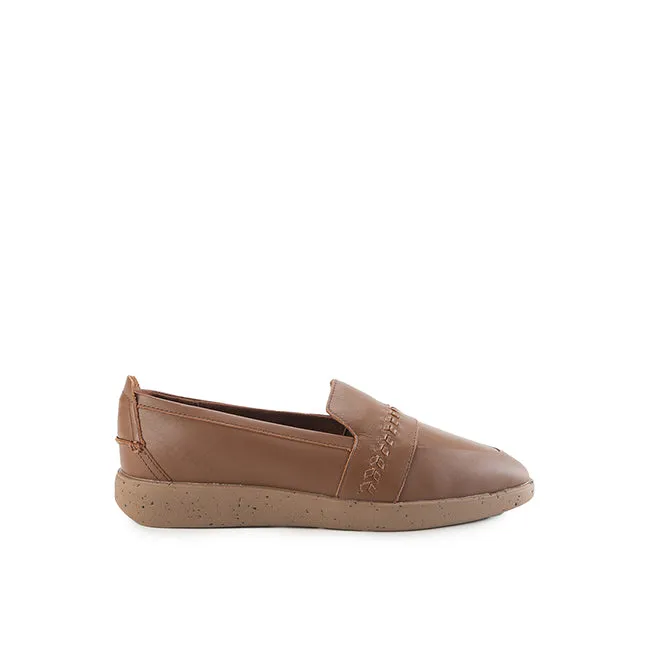 Aura Loafer In Cognac Leather