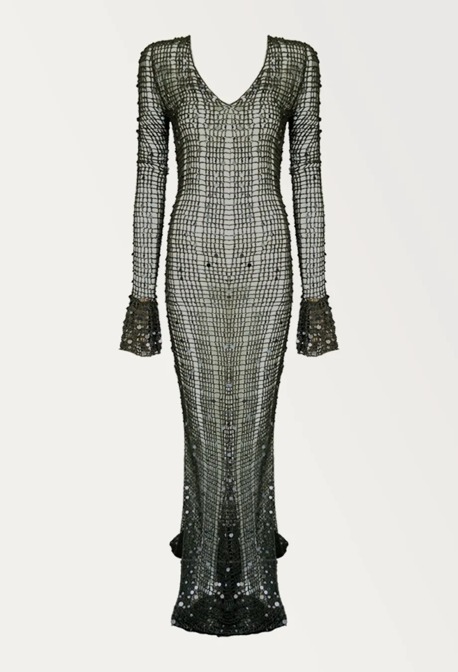 Aya Muse Sequin Knit Maxi Dress
