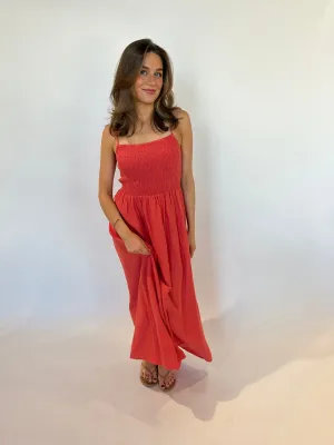 Bayside Linen Maxi Dress
