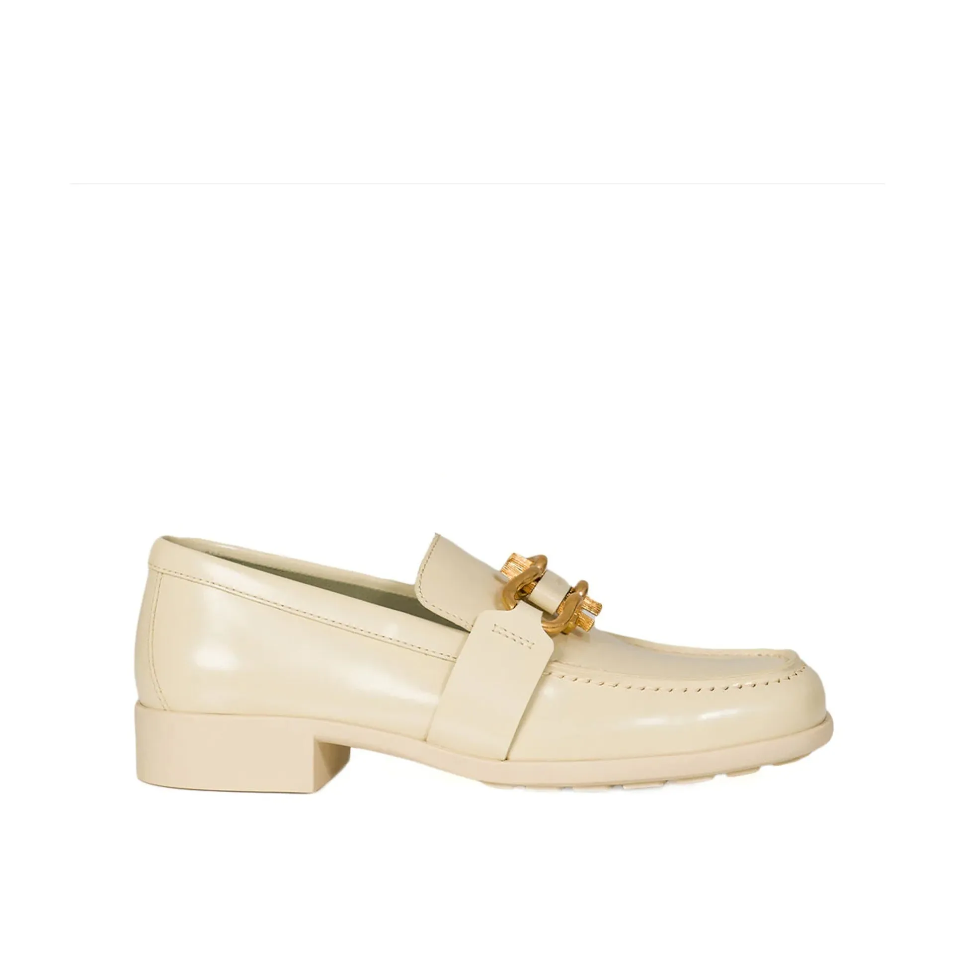 BOTTEGA VENETA Monsieur Leather Loafers - 1.2 in Heel