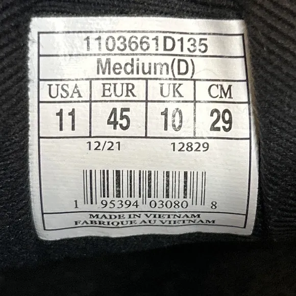 Brooks Adrenaline GTS 22 Men's 11 Grey White Black Shoe Running Trainer Comfort