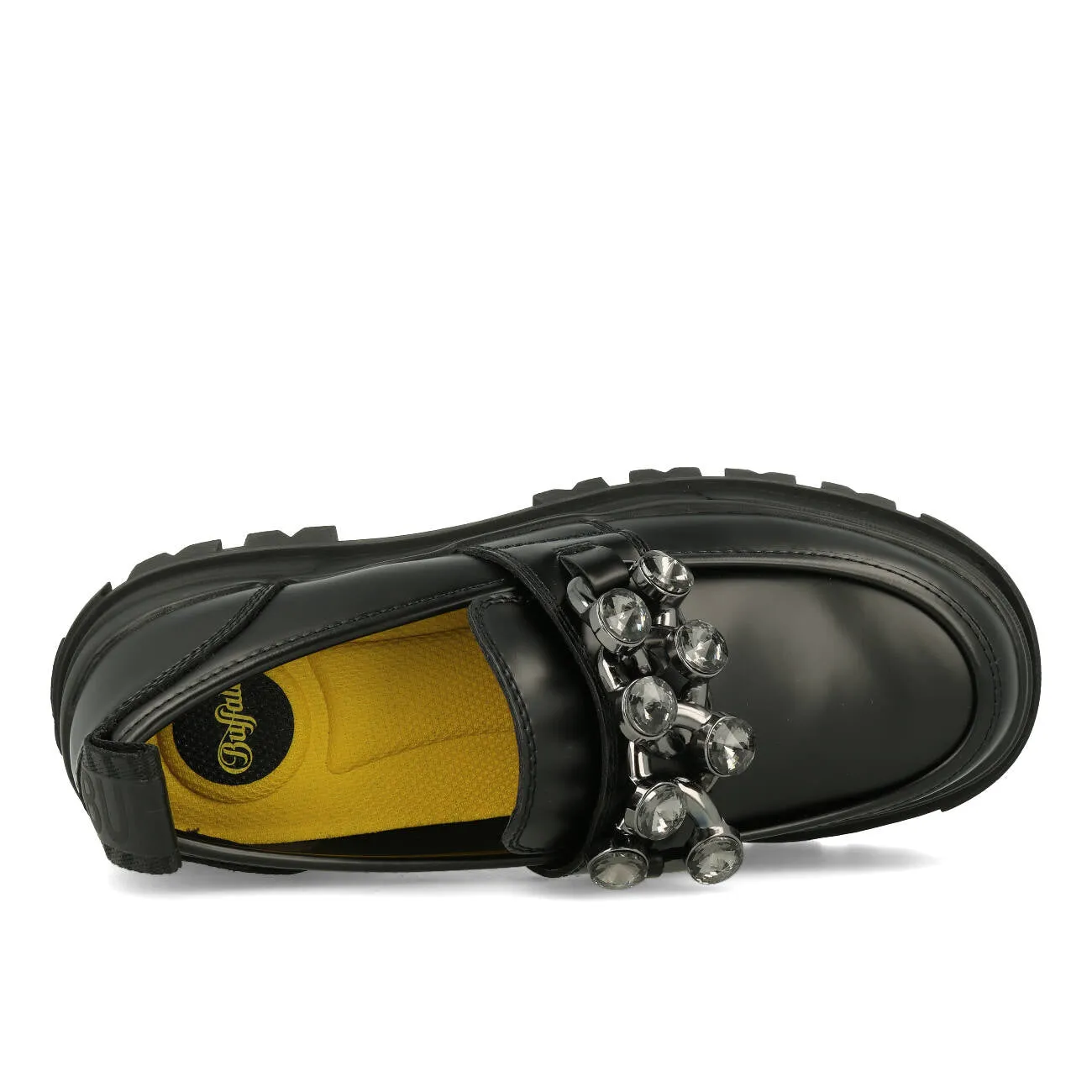 Buffalo Aspha Loafer Glam Shoe Flat Damen Imi Nappa Black