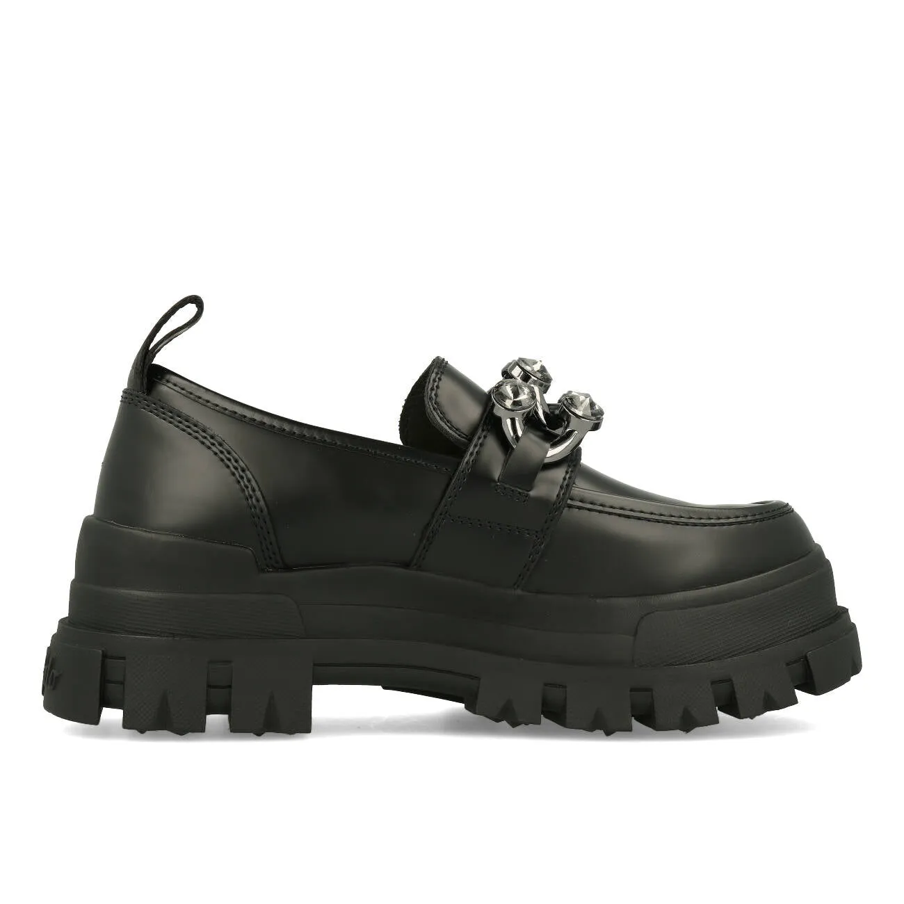 Buffalo Aspha Loafer Glam Shoe Flat Damen Imi Nappa Black