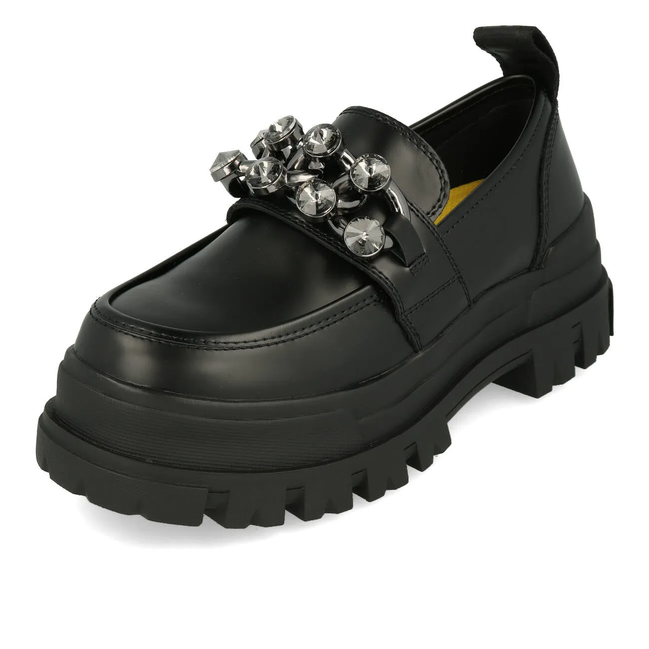 Buffalo Aspha Loafer Glam Shoe Flat Damen Imi Nappa Black