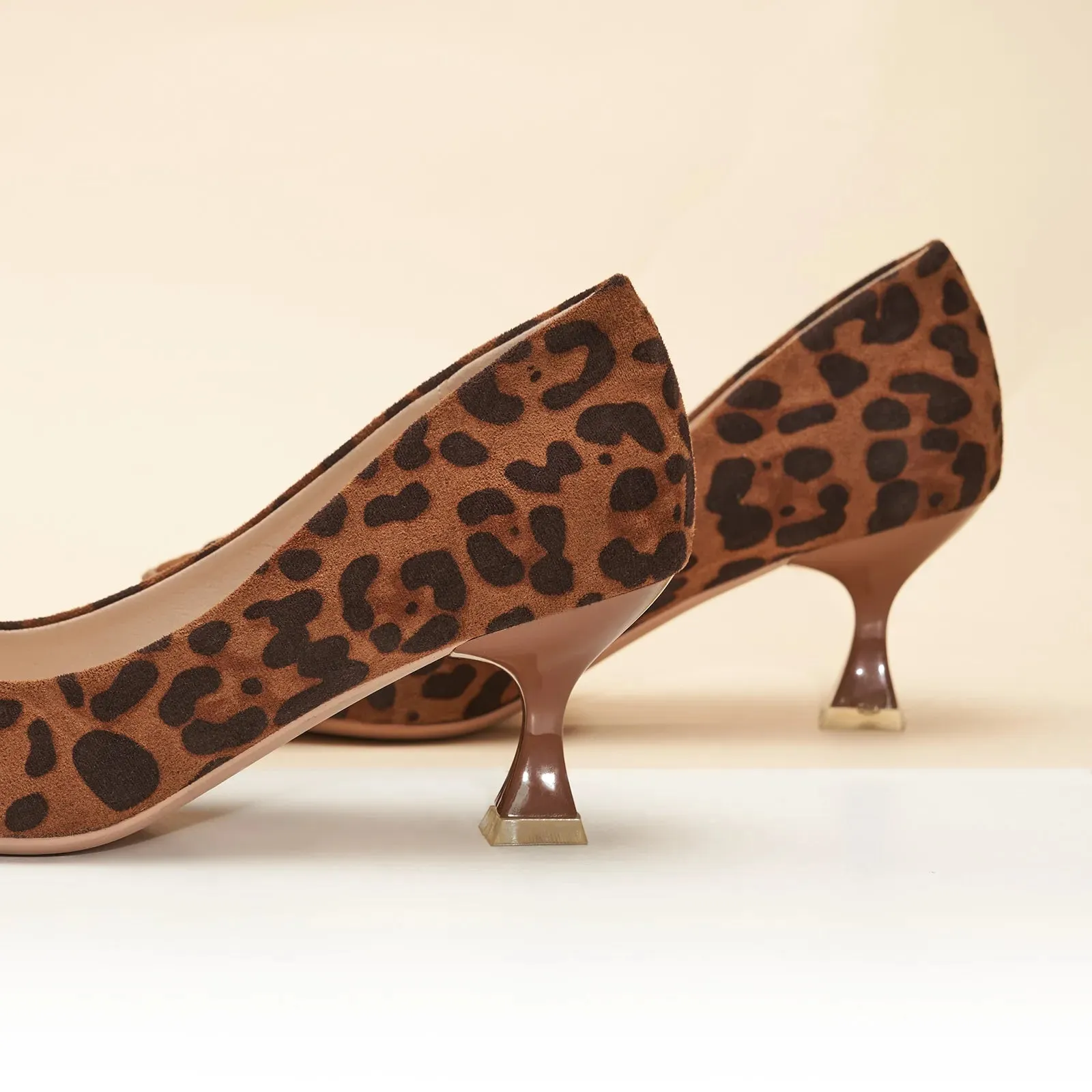 C Buckle Pointed Toe Pumps (Olivia)