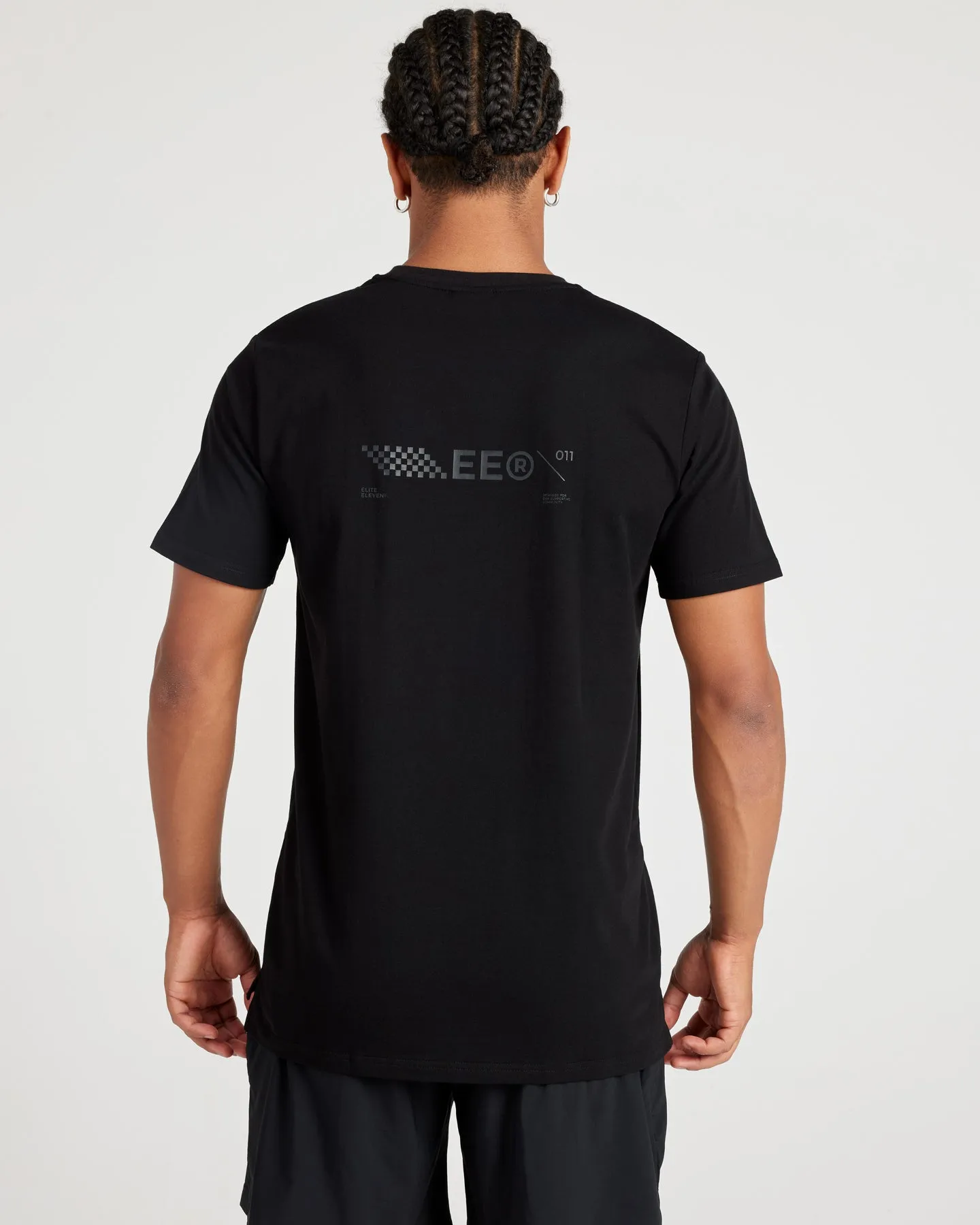 Capital Fitted Tee V2 - Black / Black
