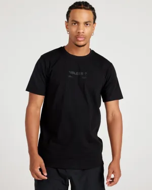 Capital Fitted Tee V2 - Black / Black