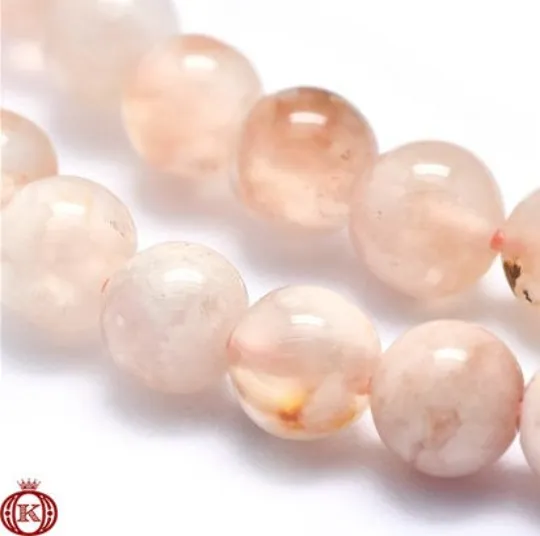 Cherry Agate Beads Smooth Round