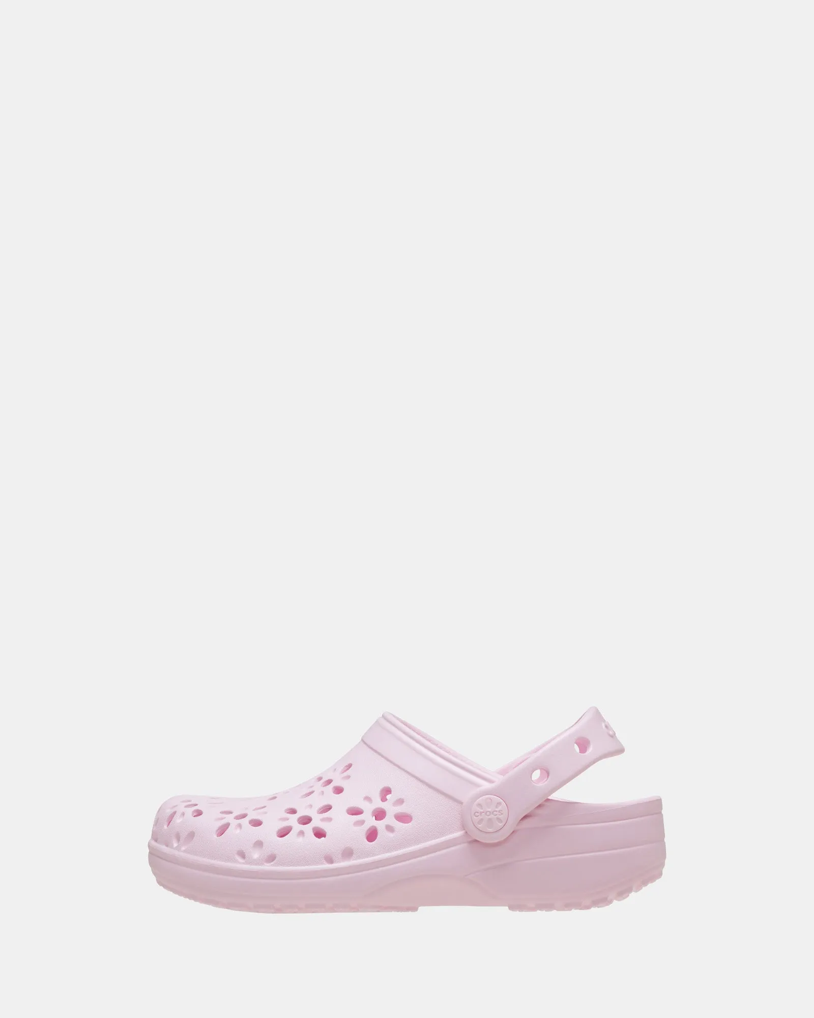 Classic Floral Cut Out Yth G Pink Milk
