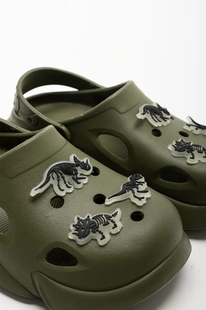 Clog Dark Green