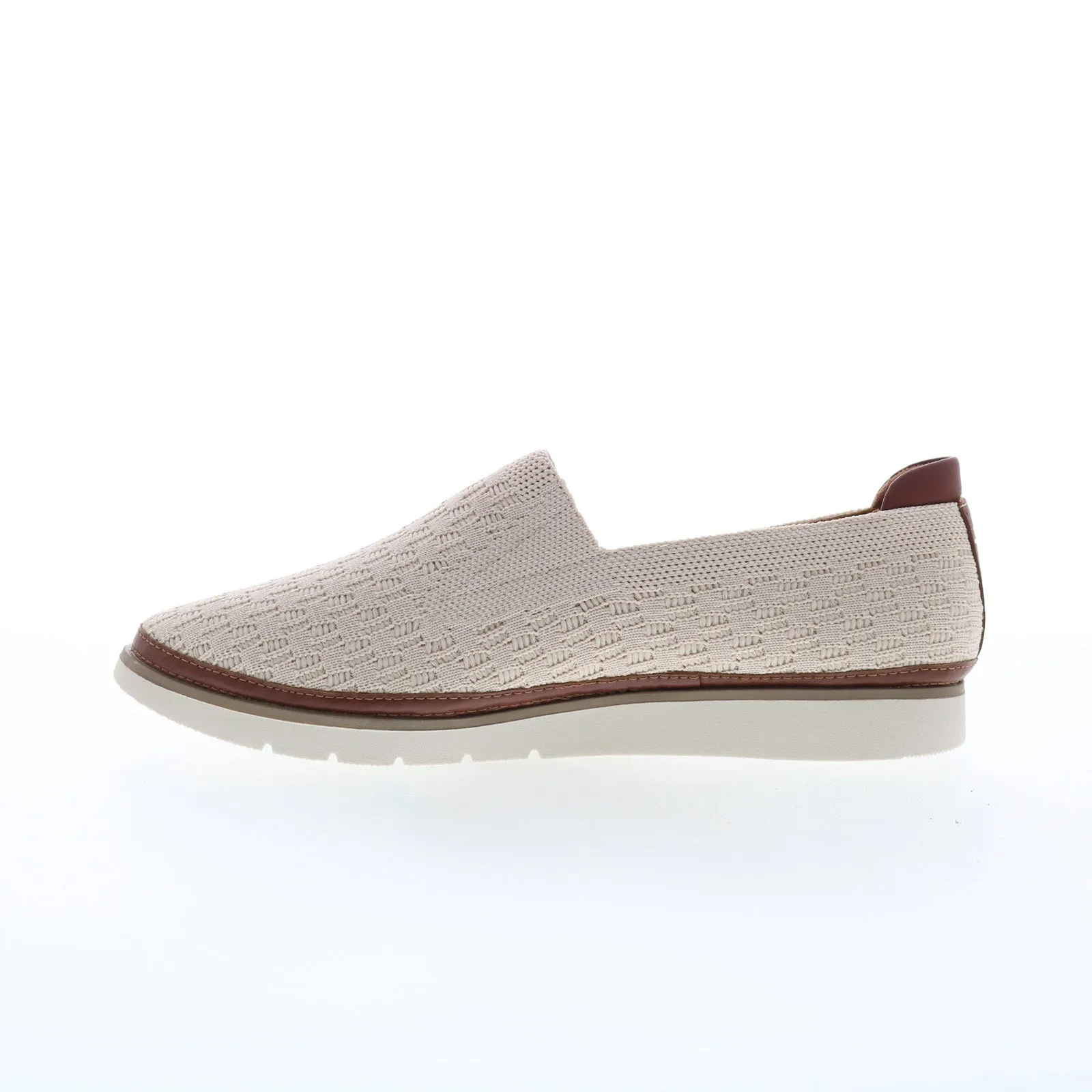 Cobb Hill Camryn CJ0930 Womens Beige Canvas Loafer Flats Shoes
