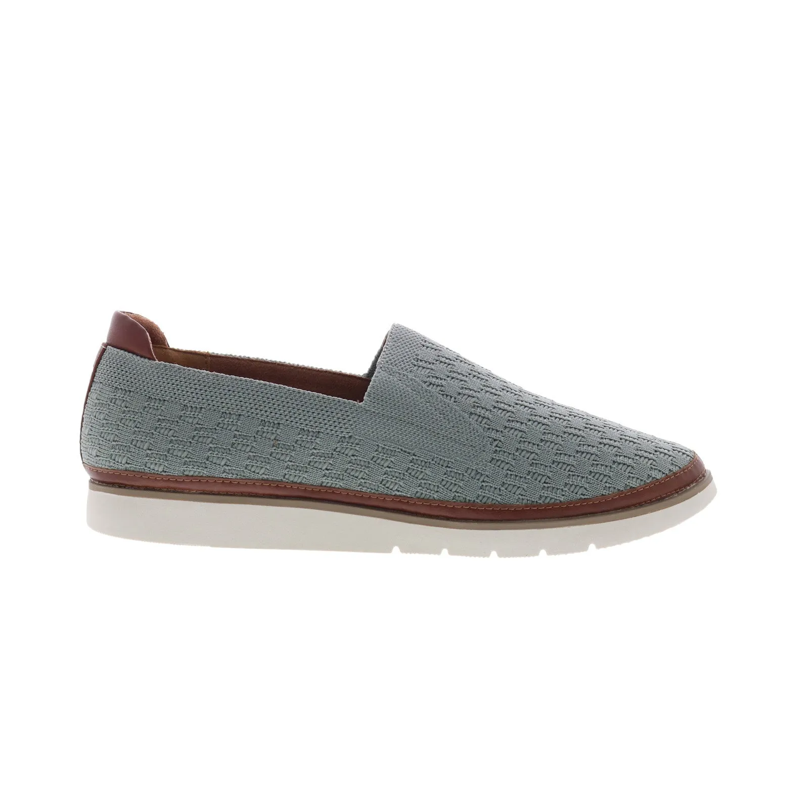 Cobb Hill Camryn CJ1909 Womens Gray Canvas Loafer Flats Shoes