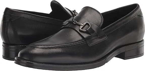 Cole Haan Men's Modern Essentials Bit Loafer Black Twill Texture/Black C37717