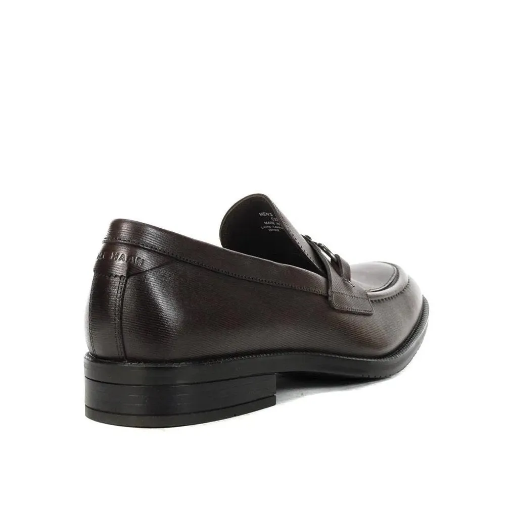 Cole Haan Men's MODERN ESSENTIALS BIT LOAFER DARK CHOCOLATE TWILLTEXTURE C37718