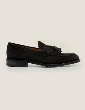 Corby Loafer-Schwarz, Veloursleder