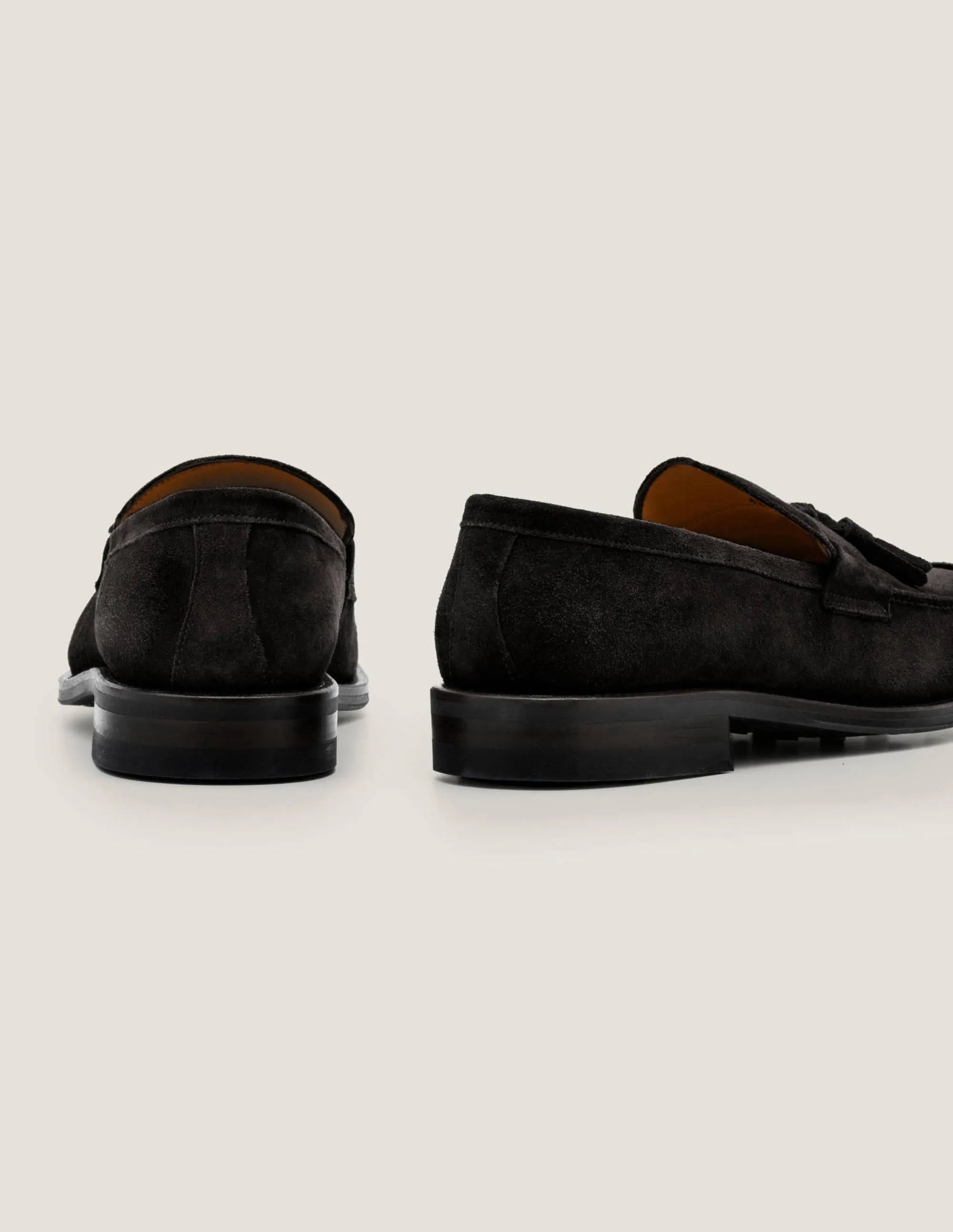 Corby Loafer-Schwarz, Veloursleder