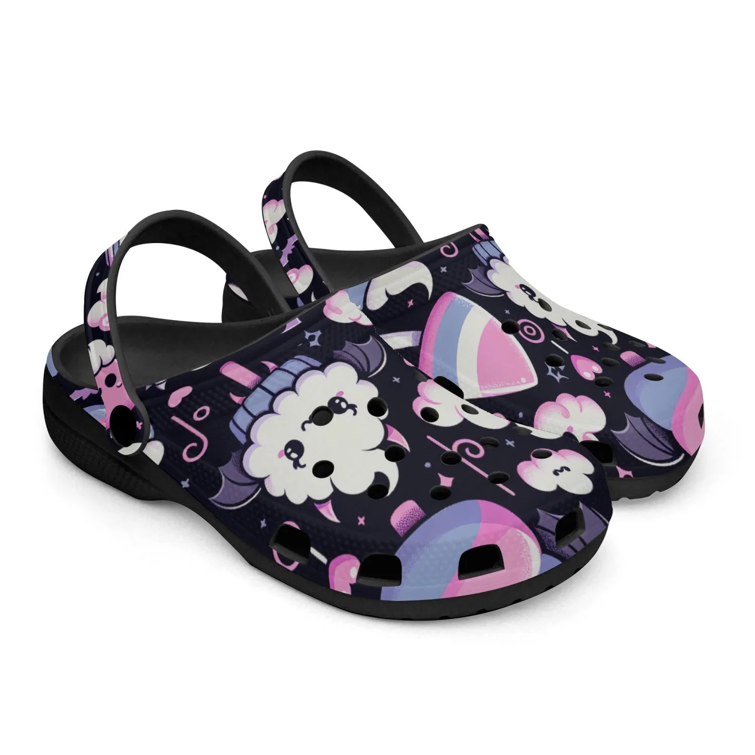 Cotton Candy Toes - Clogs