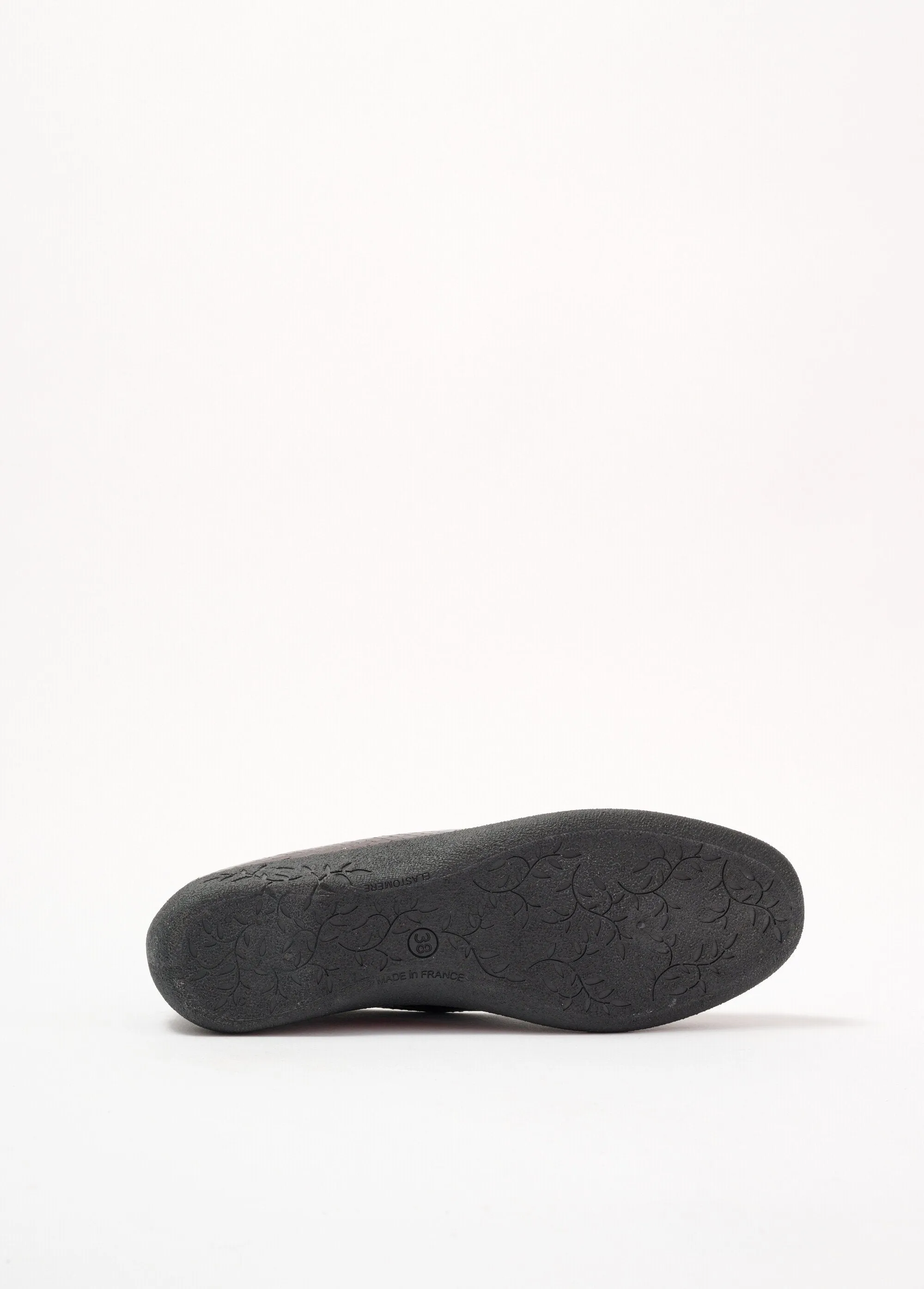 Crocodile-effect leather patent loafers, width comfort