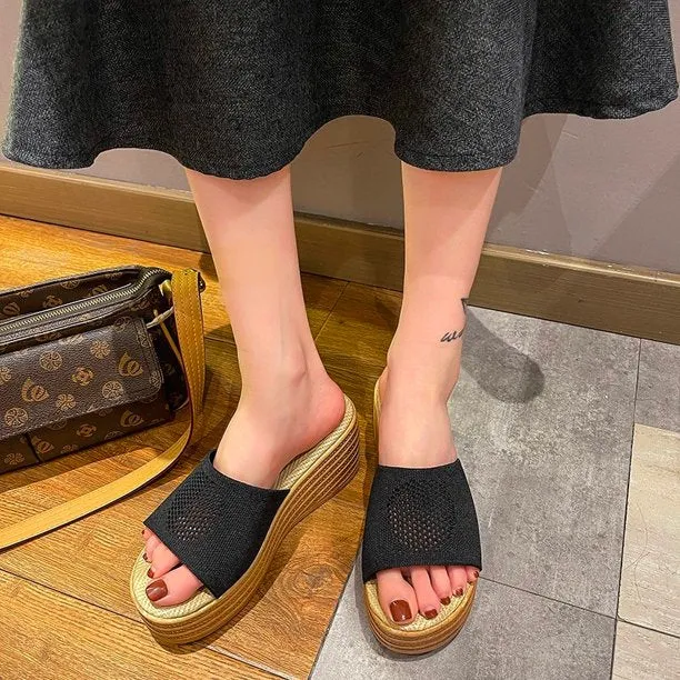 CYMMOU Casual Thick Soled Sandals