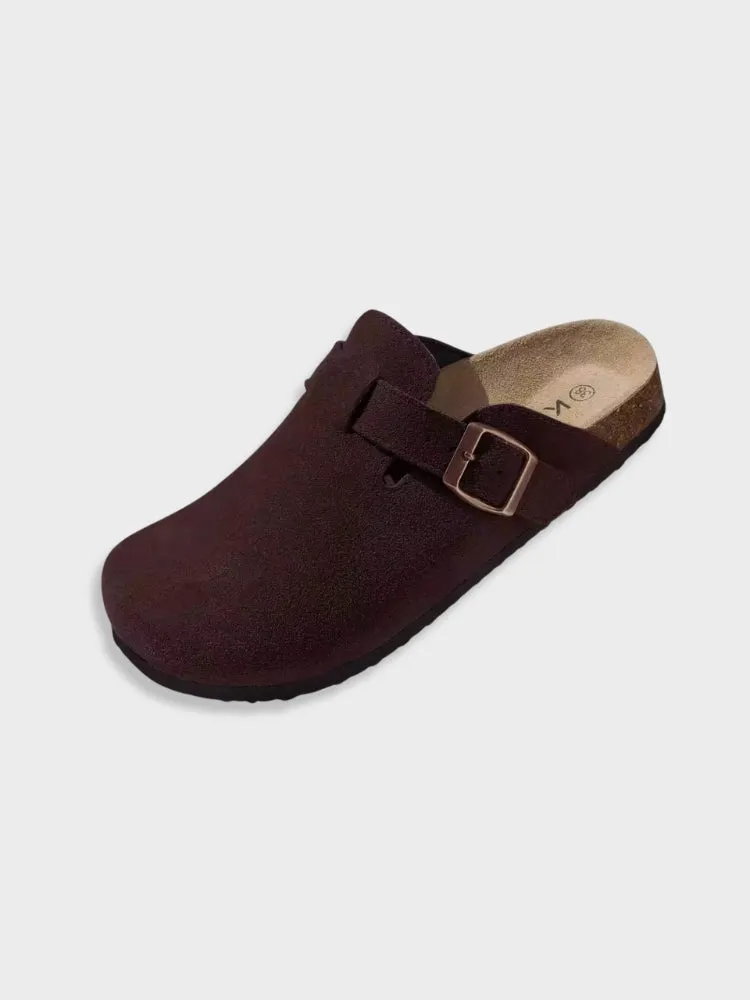 DCRB Suede Clogs