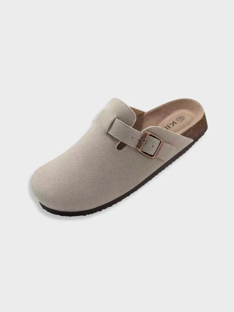 DCRB Suede Clogs