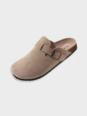 DCRB Suede Clogs