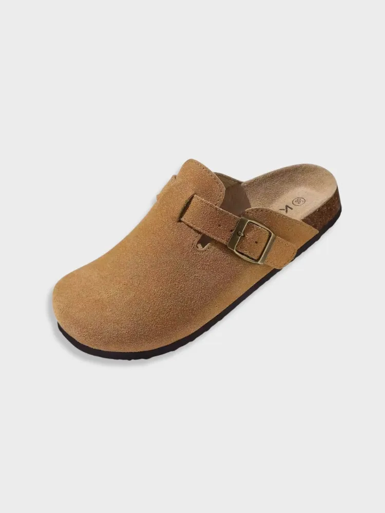DCRB Suede Clogs