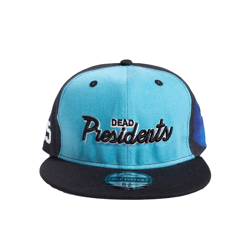 DEAD PRESIDENTS BLUE FITTED HAT