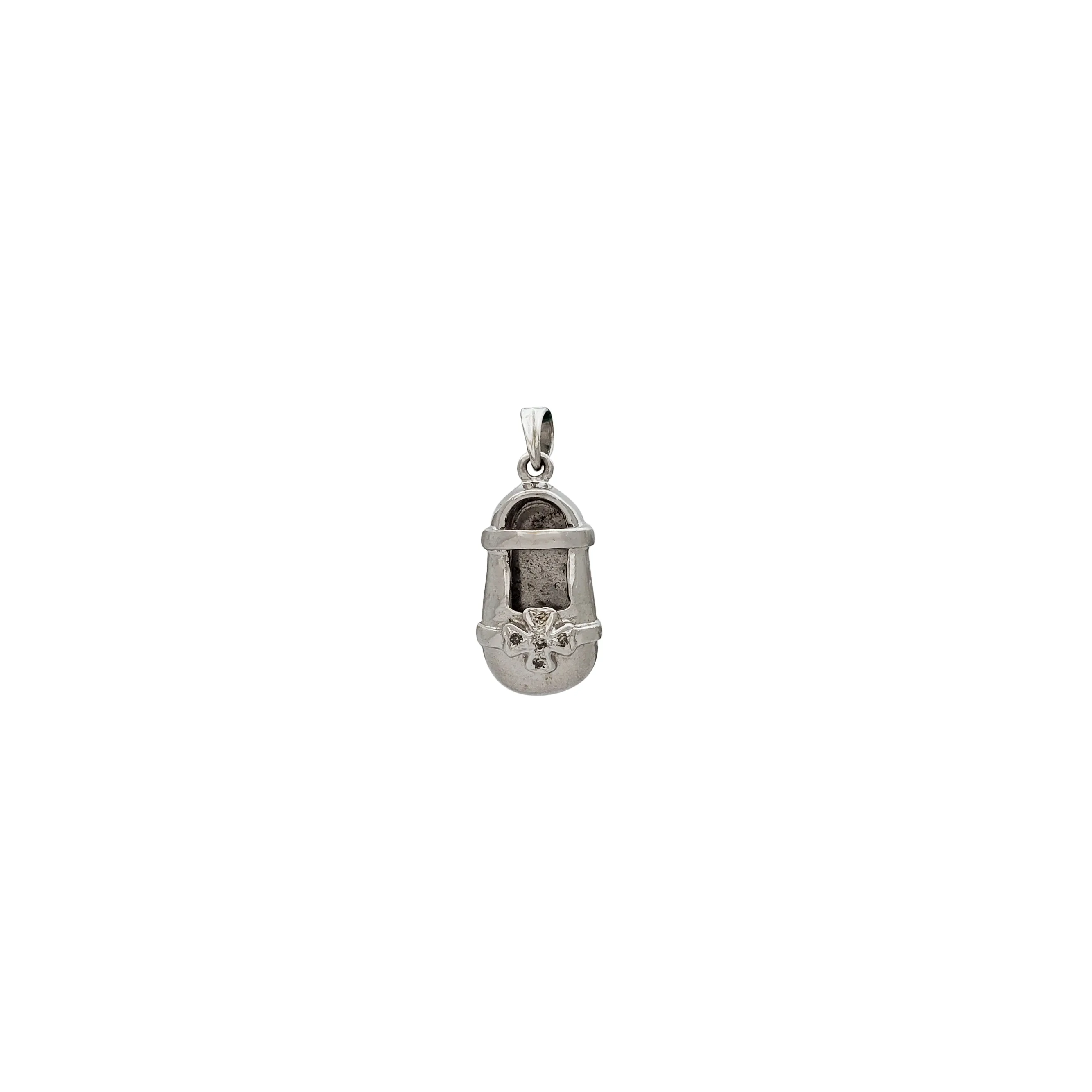 Diamond Shoe Pendant (14K)