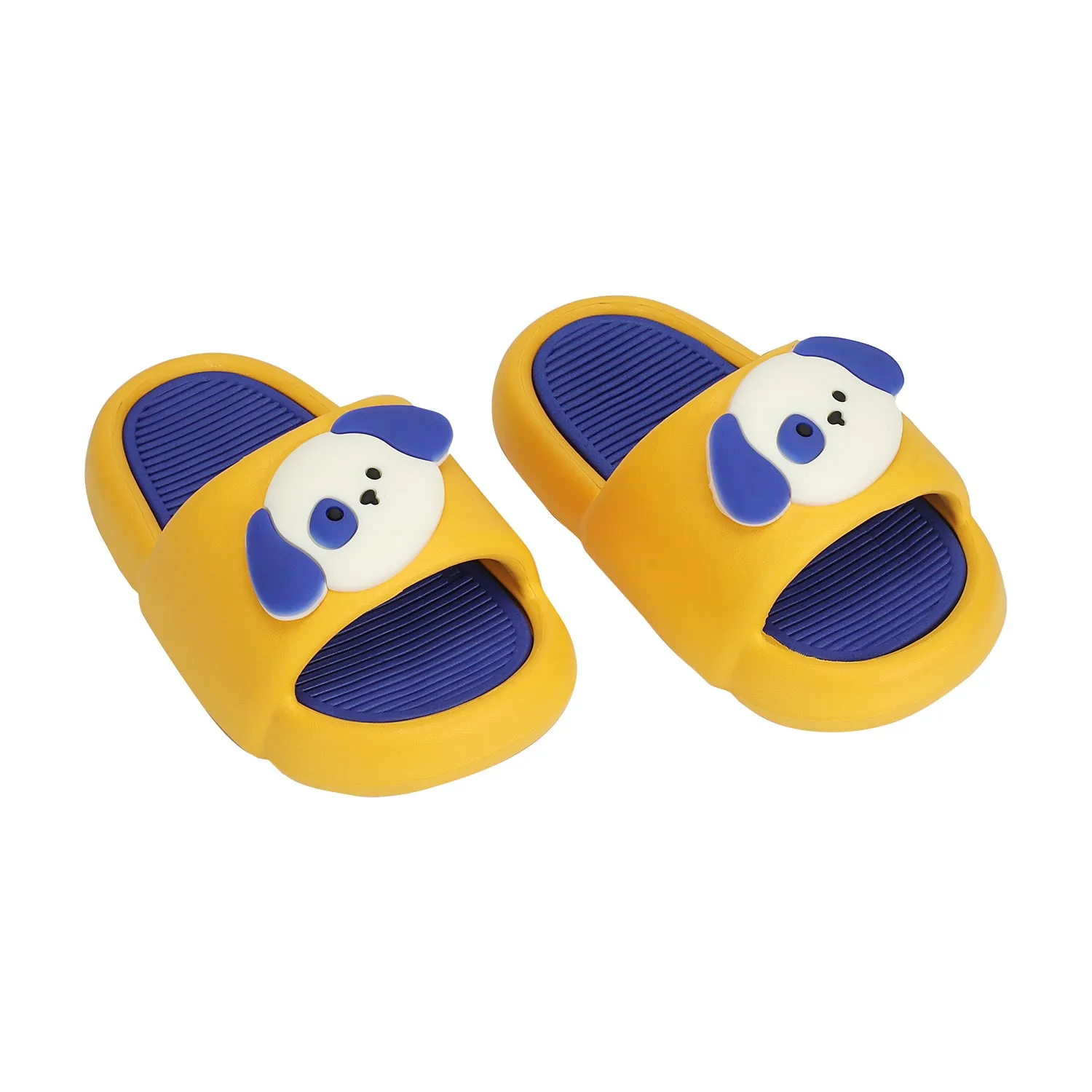 DOG APPLIQUE SLIDERS - YELLOW