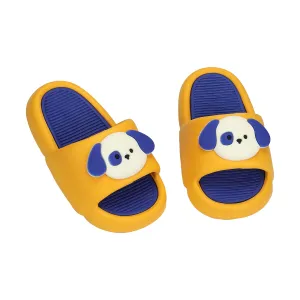 DOG APPLIQUE SLIDERS - YELLOW