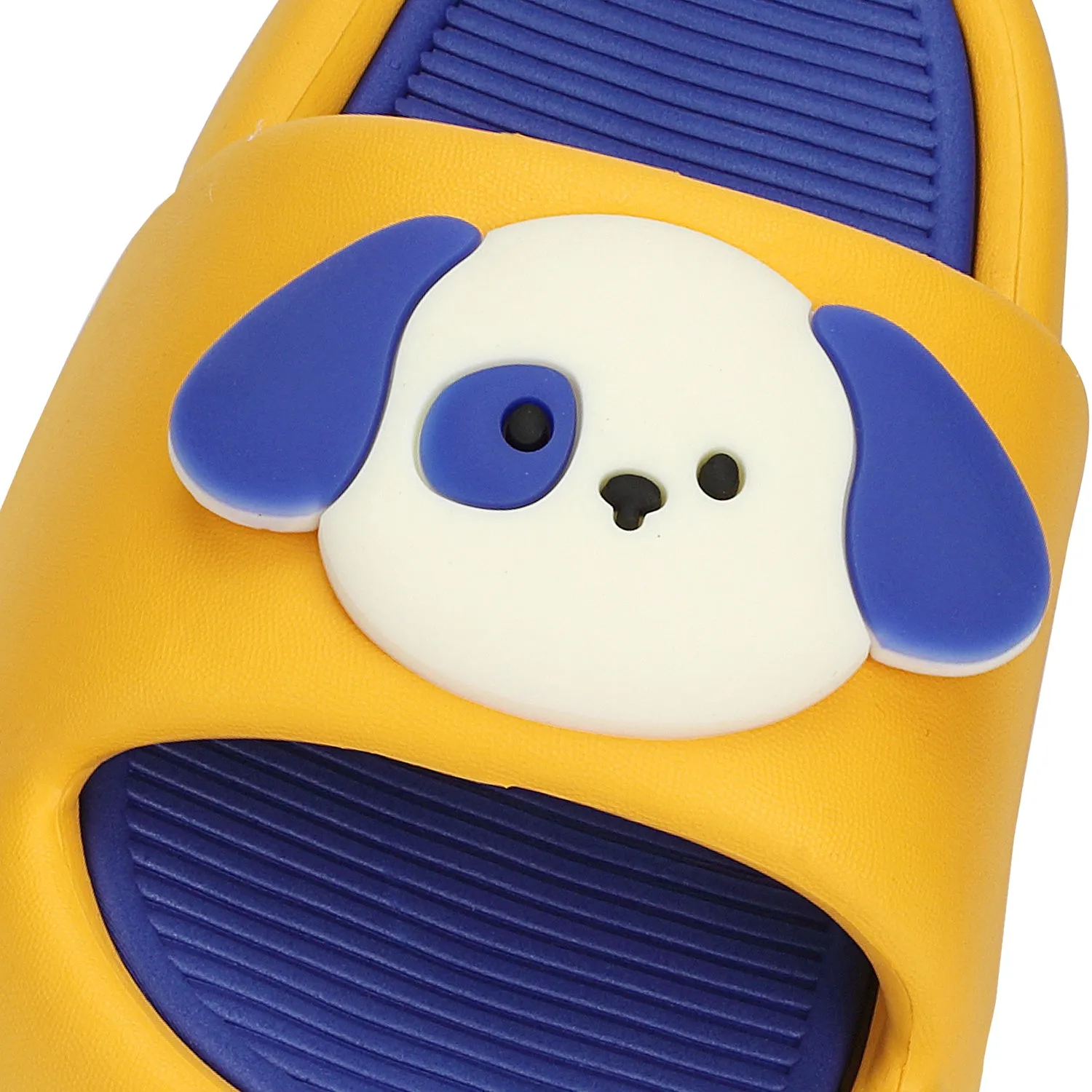 DOG APPLIQUE SLIDERS - YELLOW