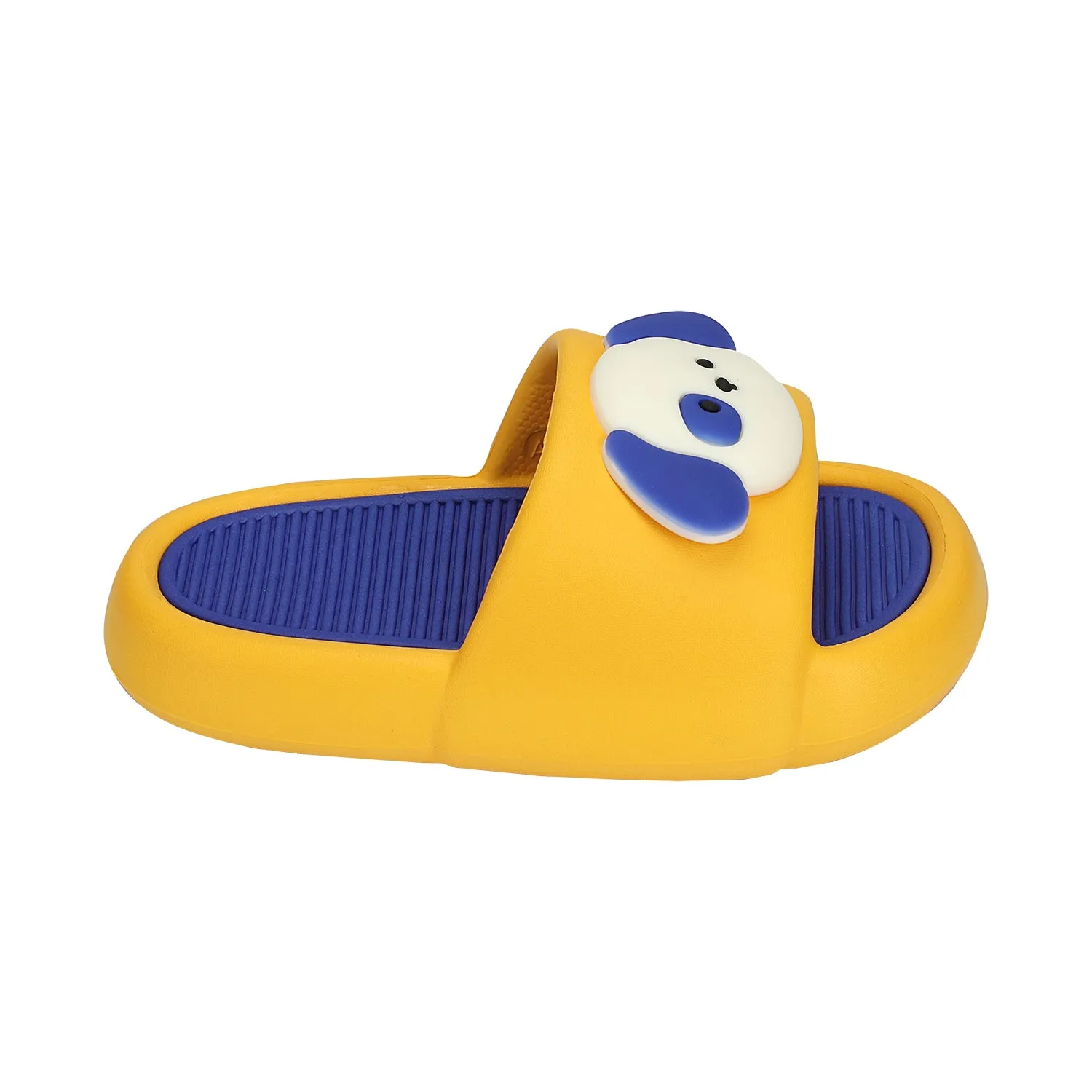 DOG APPLIQUE SLIDERS - YELLOW