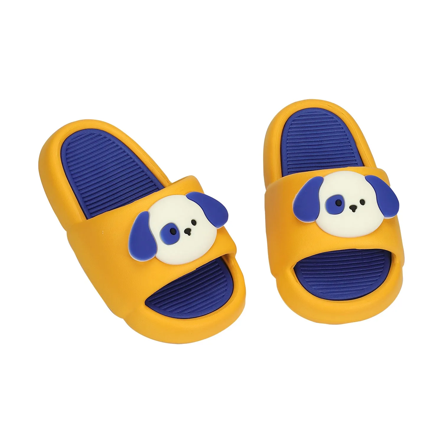 DOG APPLIQUE SLIDERS - YELLOW