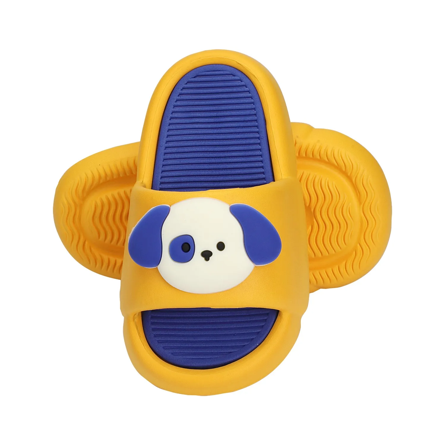DOG APPLIQUE SLIDERS - YELLOW