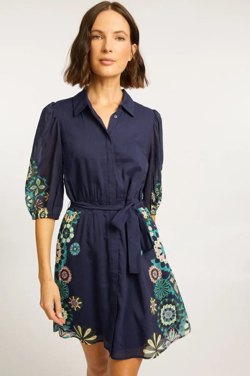 Eloise Geo Bloom Dress by Caballero Collection