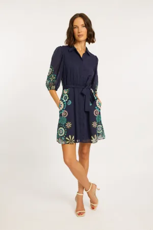 Eloise Geo Bloom Dress by Caballero Collection